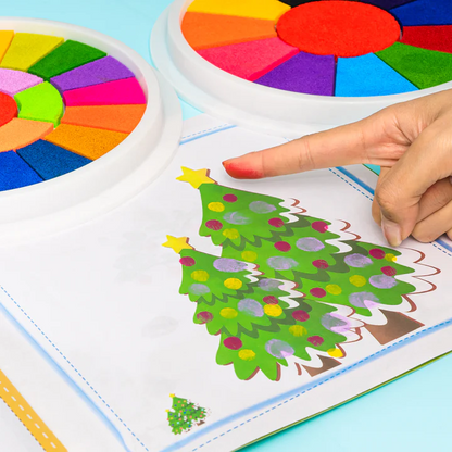 Dernier Jour -50% | ColorFun™ Set de peinture au doigt avec livre