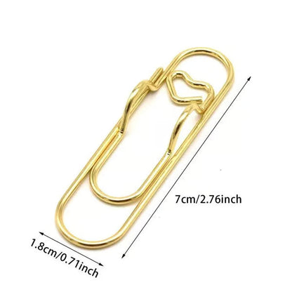 Dernier Jour -50% | CharmClip™ Clips stylés en forme de cœur pour stylos (6 pièces)
