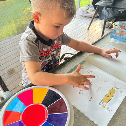 Dernier Jour -50% | ColorFun™ Set de peinture au doigt avec livre