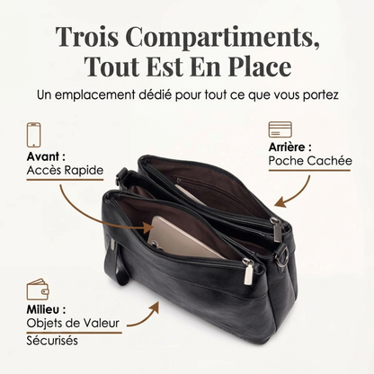 Dernier Jour -50% | Avery™ Sac bandoulière en cuir souple