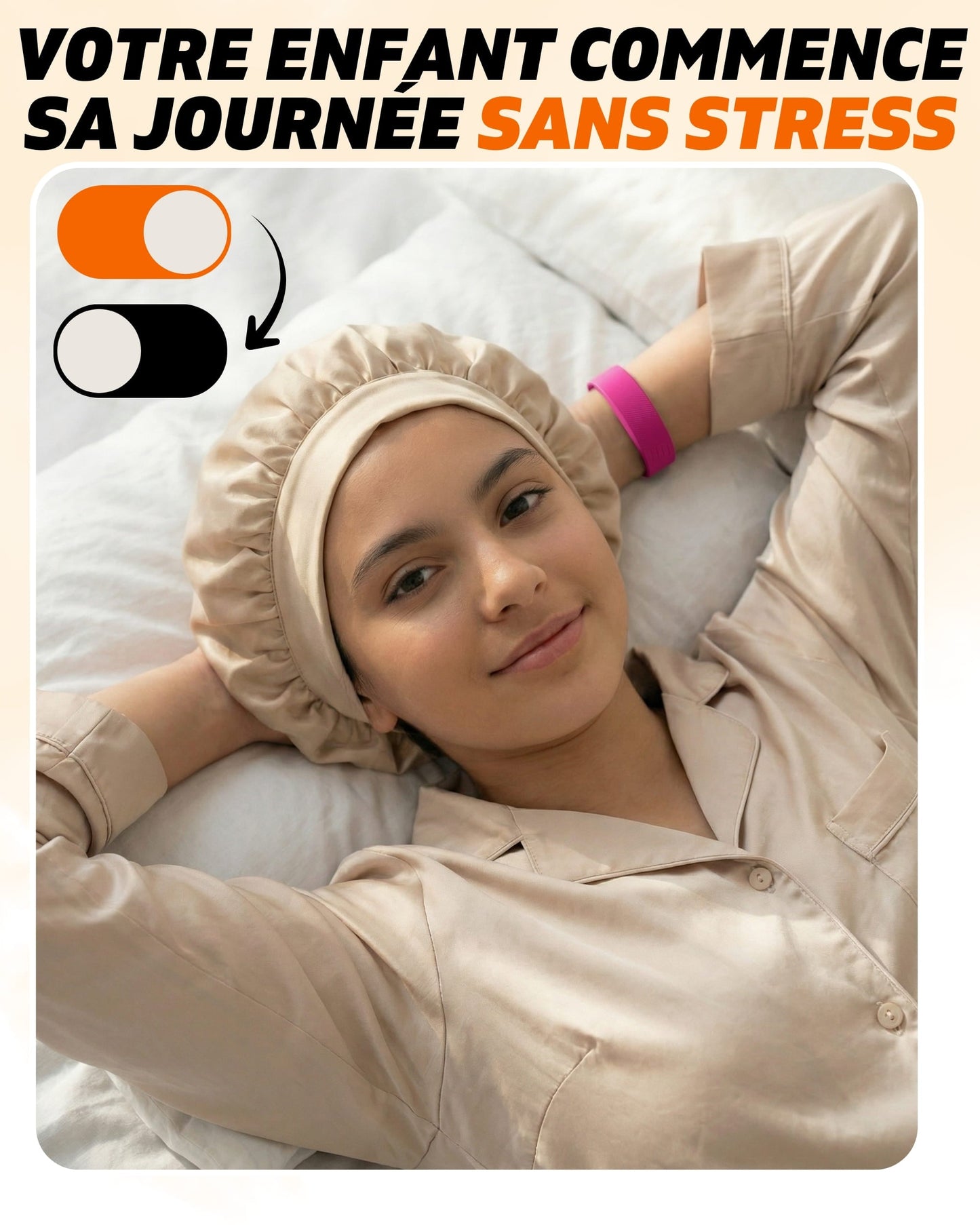 RiseBand™ Bracelet Réveil Vibrant Silencieux