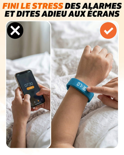 RiseBand™ Bracelet Réveil Vibrant Silencieux