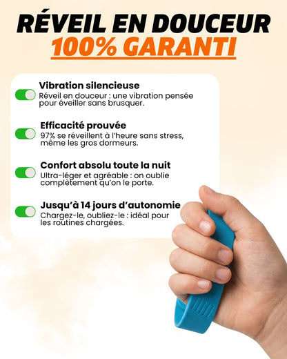 RiseBand™ Bracelet Réveil Vibrant Silencieux