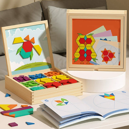 Dernier Jour -50% | BuildiFun™ Jeu de puzzle magnétique en bois